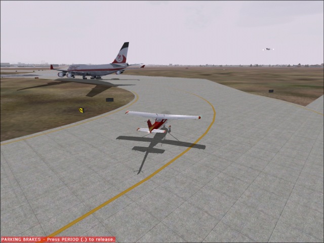 Waiting for takeoff at KSLC